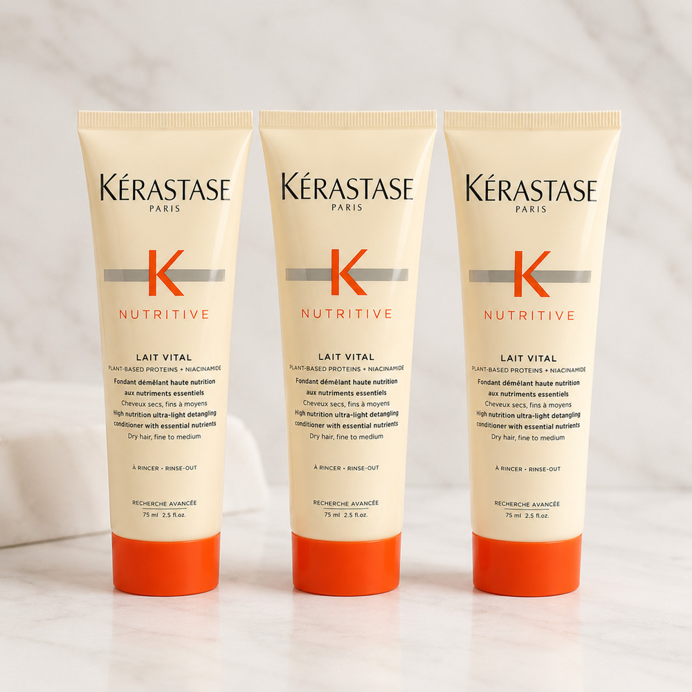 Kérastase Nutritive Lait Vital Conditioner 2.5 oz Travel Size Lot of 3